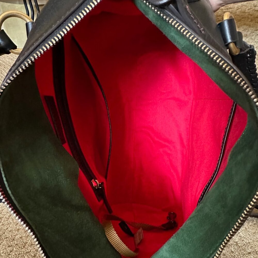 Dooney & Bourke Florentine Large Satchel in Black Leather - Picture 5 of 16